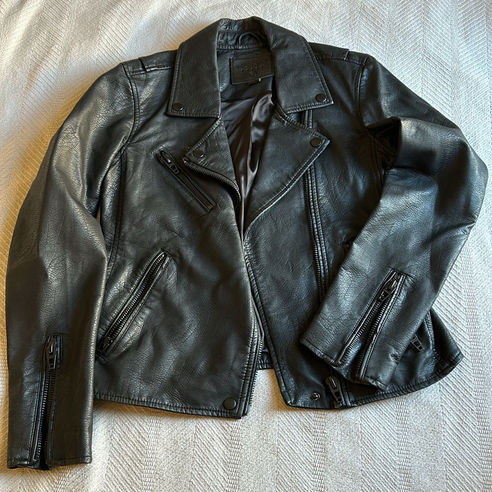 NWOT faux leather jacket BLANK NYC